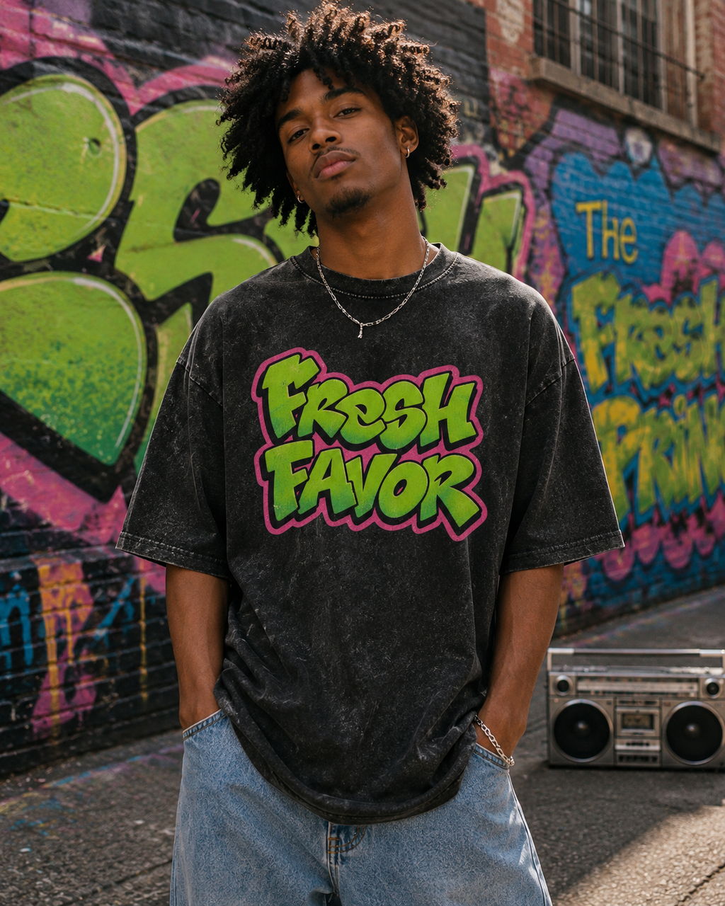 MEN'S FRESH FAVOR DISTRESSED TEE