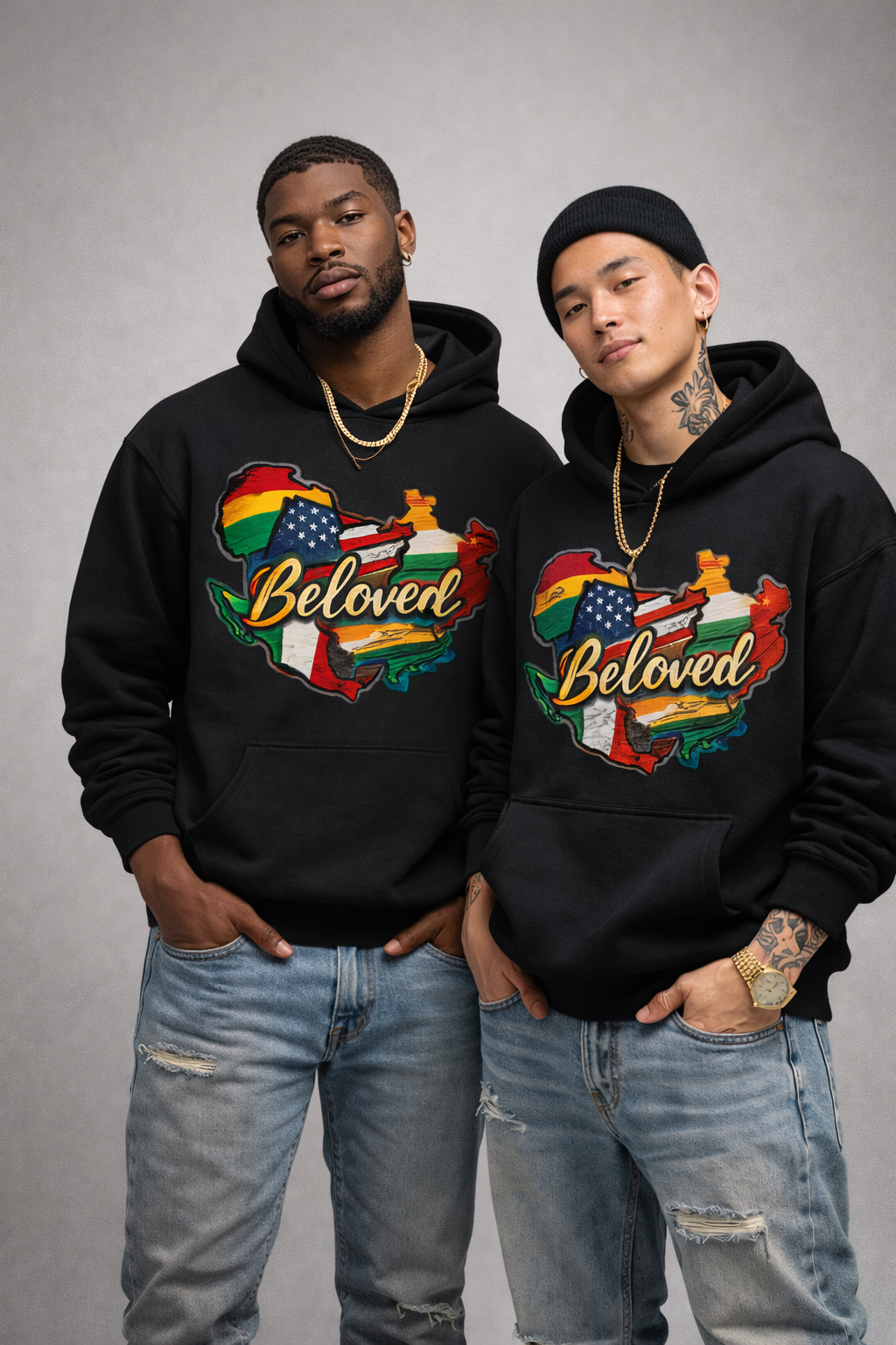 ALL NATIONS VIBE UNISEX T-SHIRT/HOODIE