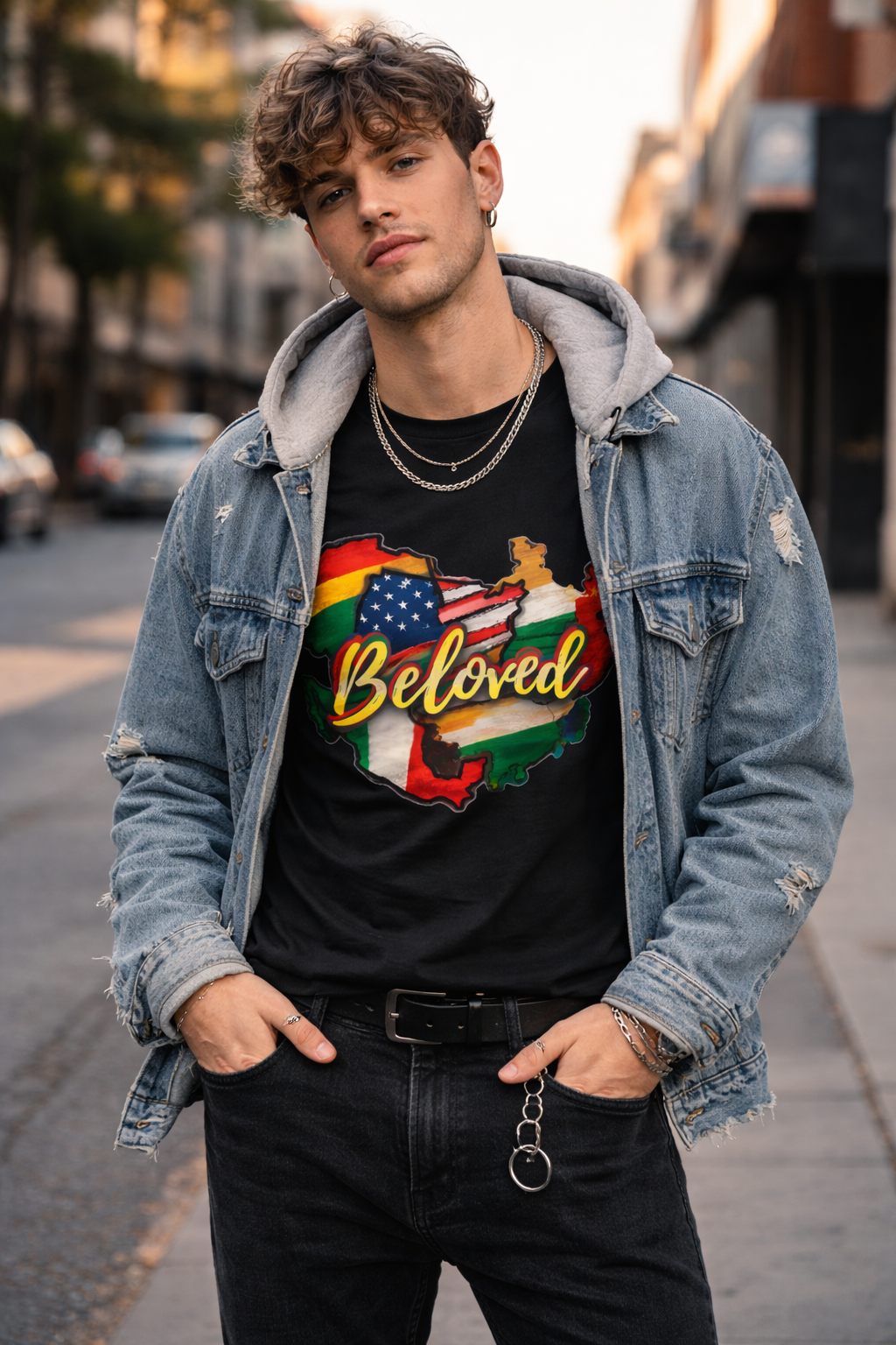 ALL NATIONS VIBE UNISEX T-SHIRT/HOODIE