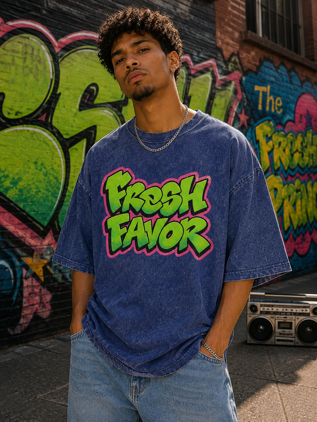 MEN'S FRESH FAVOR DISTRESSED TEE