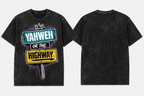 MEN'S YAWEH OR THE HIGHWAY DISTRESSED TEE